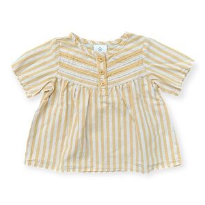 Hanna mustard striped top